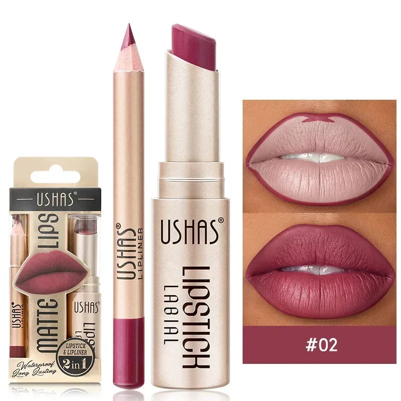 Set Rossetto & Matita per labbra – Eleganza Senza Tempo, Comfort Assoluto