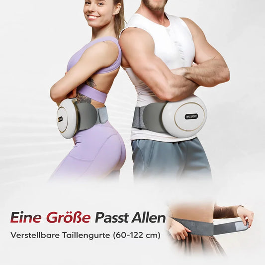 Automatic Abdominal Massager,Electric Stomach Massager Machine for Flattening Belly,Multiple-use for Waist Abdomen Back Neck Leg