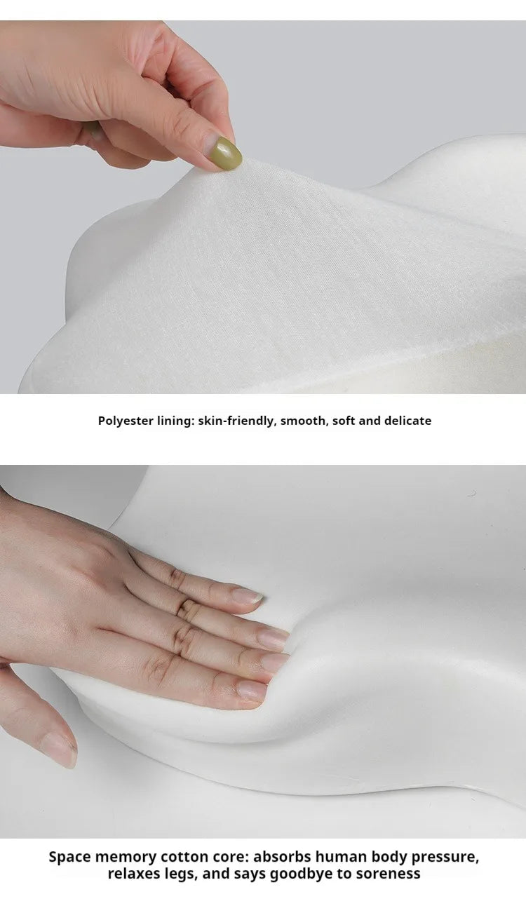 Orthopedic Slow Rebound Memory Cotton Clamp Leg Pillow Maternity Foot Pillow Strap Adjustable Side Sleeping Knee Leg Pillow