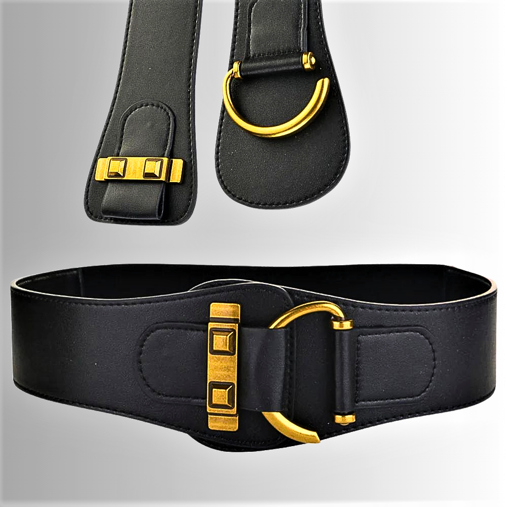 Cintura in Vera Pelle Nabuk a Doppio Strato