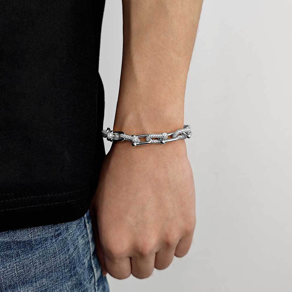 Pulsera Bracket Elegancia audaz para personalidades fuertes