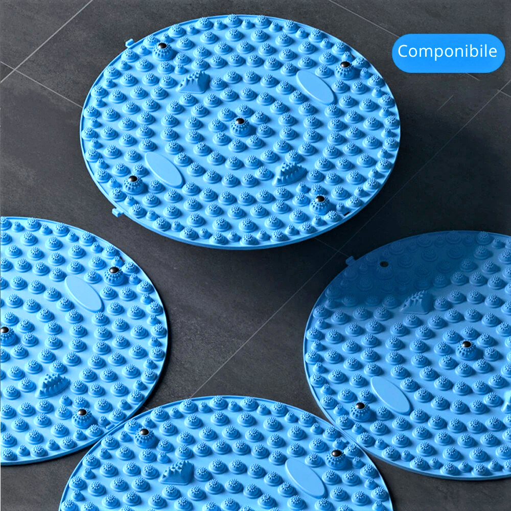 Tappetino Antiscivolo per Massaggio Plantare e Magnetoterapia