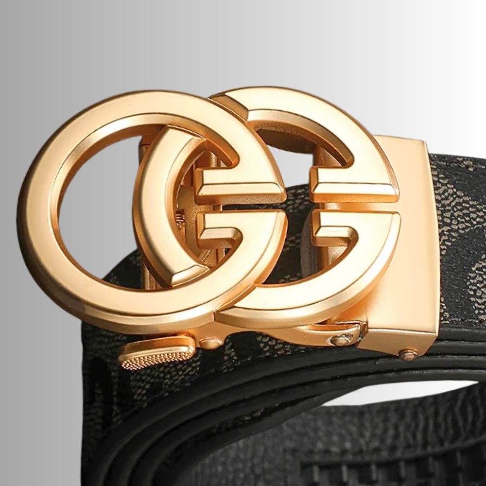 Cintura Unisex in Stile Gucci in Pelle di Vitellino