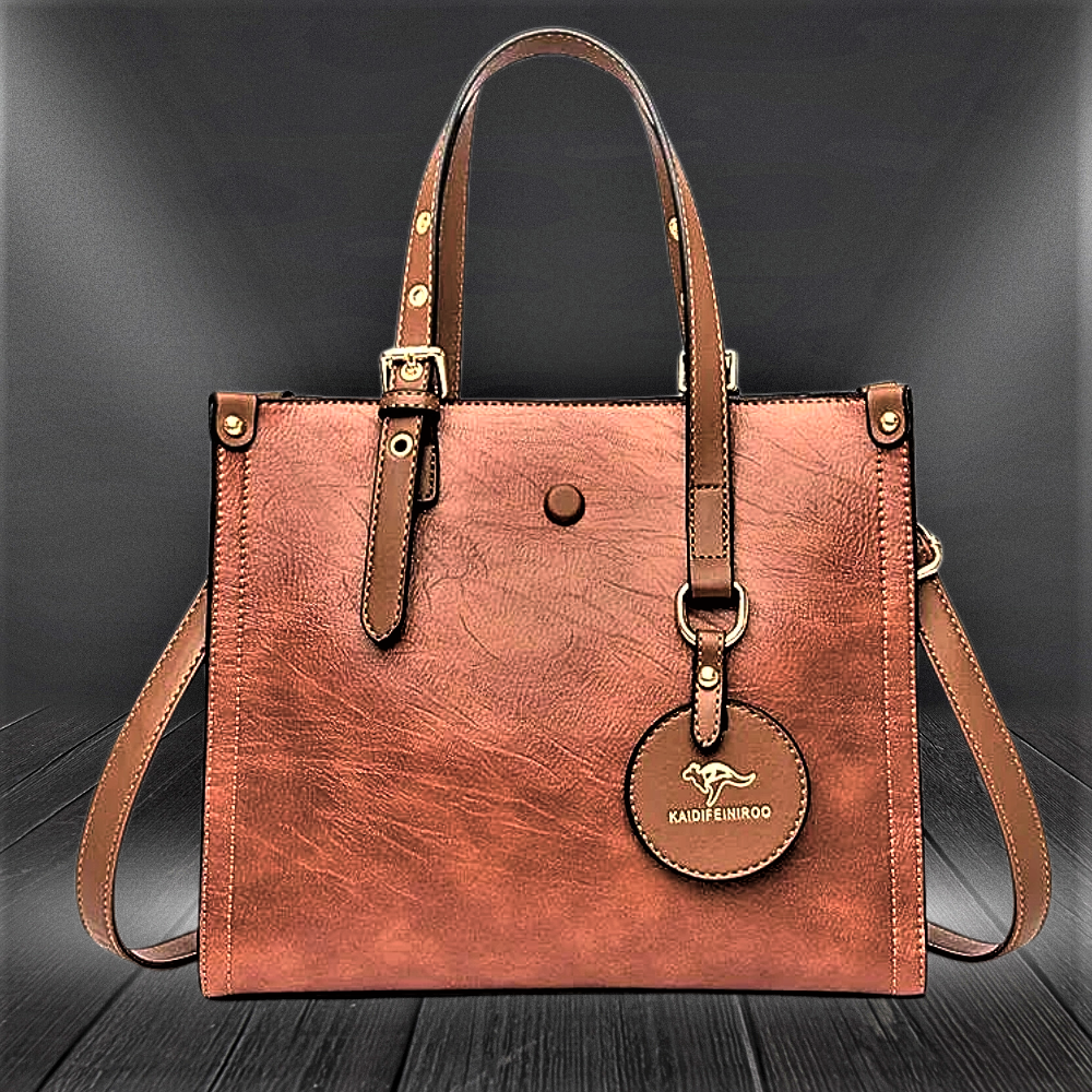 3-Layer Cowhide Leather Bag