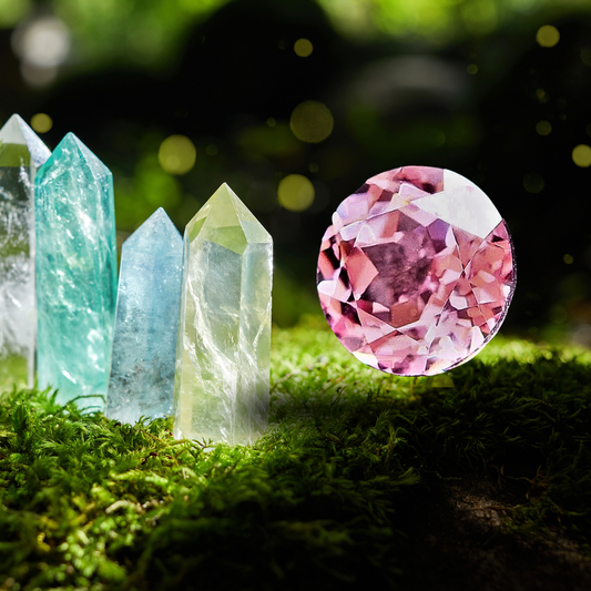 Zaffiro Rosa Chiaro Lab Grown Taglio Brillante