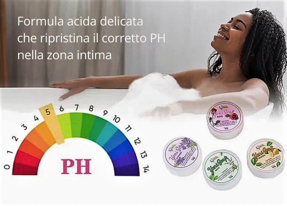 Saponetta per Igiene Intima con Erbe Medicinali, Oli Naturali, Acido ialuronico e Vitamina E