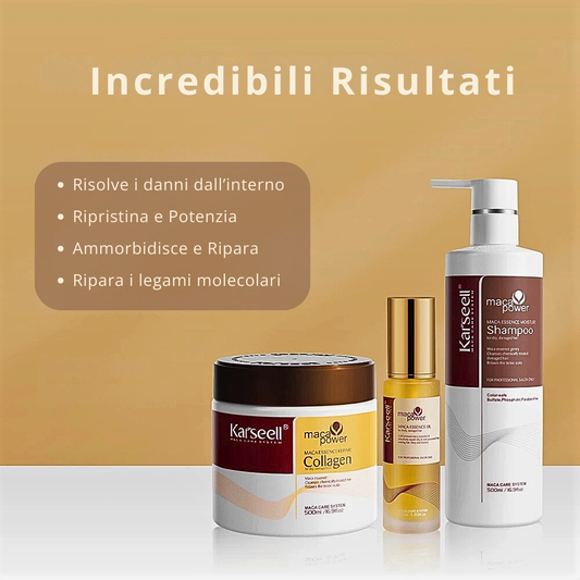 Kit medicale-farmaceutico per la cura dei capelli
