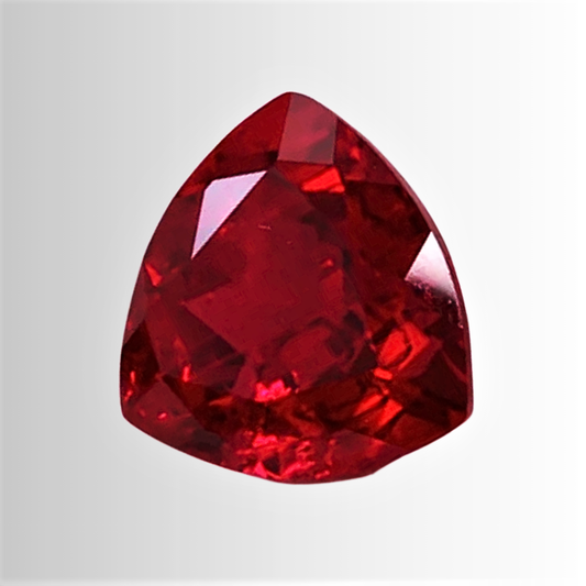 Rubini Lab Grown Taglio Trillion