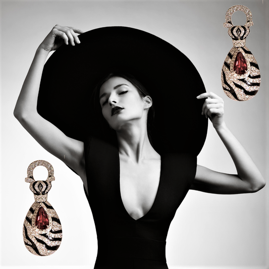 El set "Zebra Regale" corona tu elegancia 