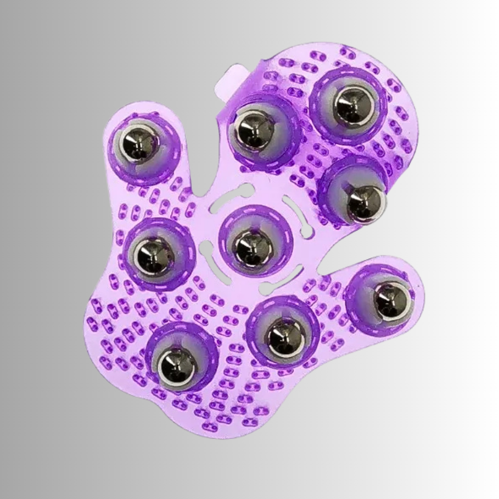 Guanto Anti Cellulite con 9 sfere rotanti in acciaio medicale