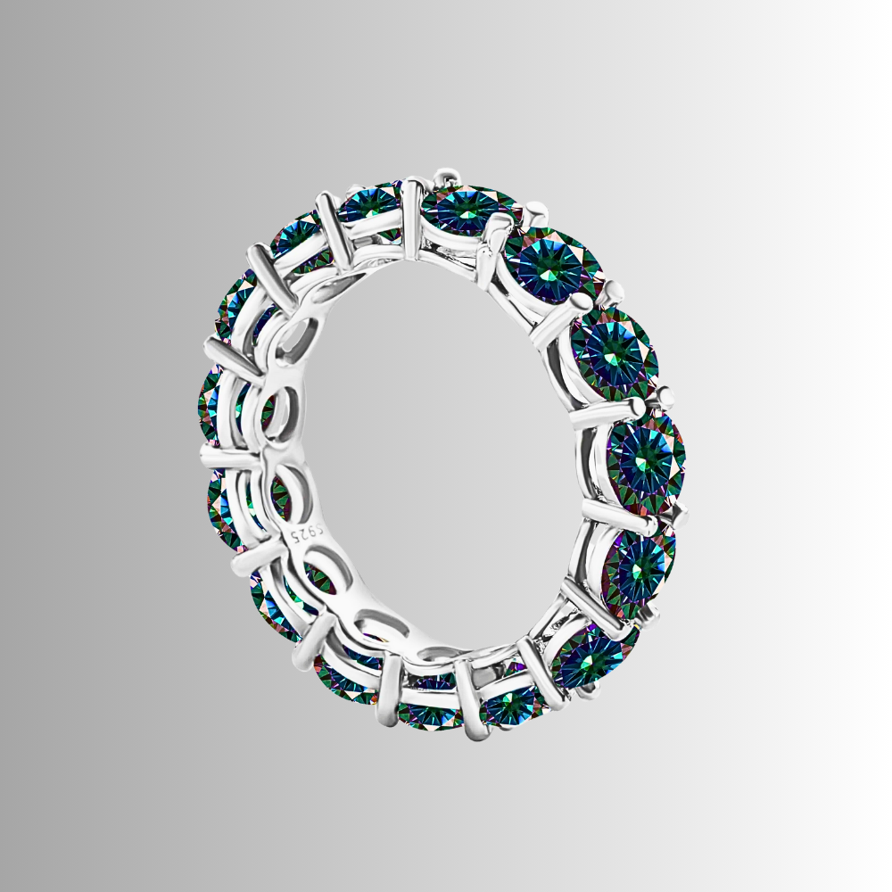 Eternity con Moissaniti Colorate per ct 7,00