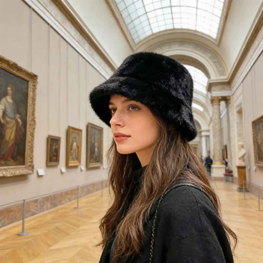Cappello in Pelliccia Sintetica
