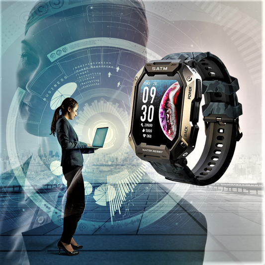 Smartwatch deportivo: resistente al agua hasta 50 m y funciones avanzadas