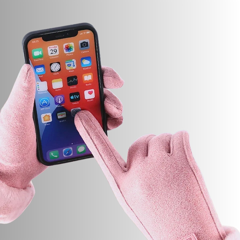 Guanti Scamosciati Touch Screen