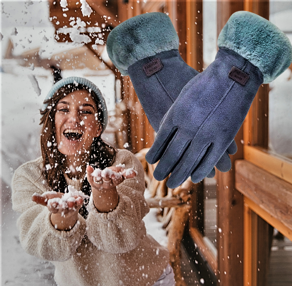 Guanti Scamosciati Touch Screen