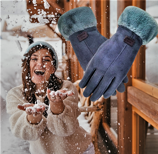 Guanti Scamosciati Touch Screen