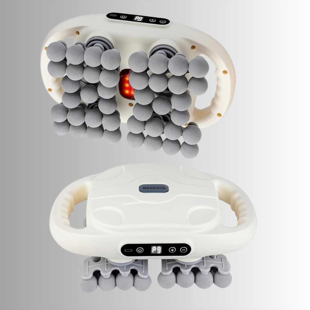 Massaggiatore Professionale con 42 Testine e Led Fotonici rossi