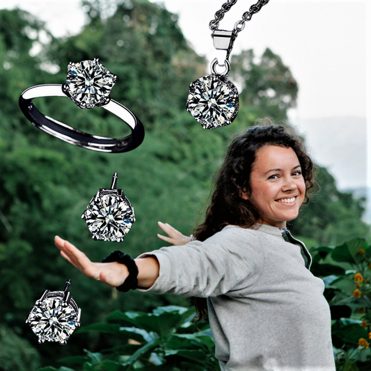 Conjunto “Diamantes para todos”: elegancia y brillo para cada estilo