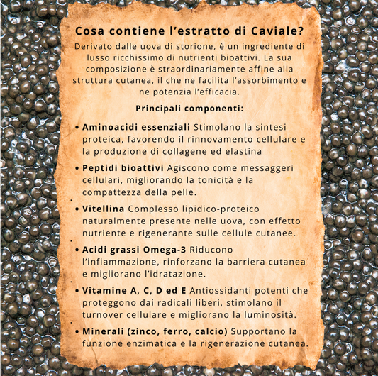 Siero Anti Age all'estratto di Caviale e Collagene