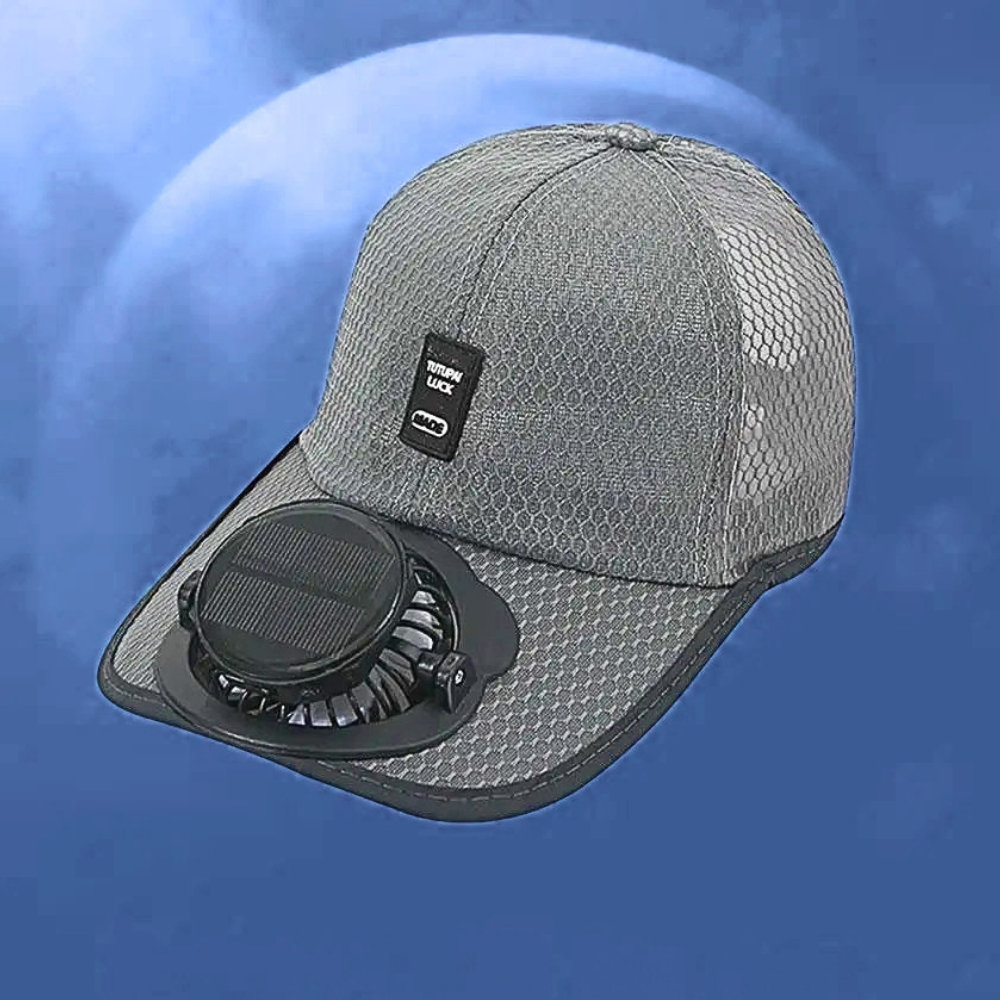 Cappellino con Ventola ad Energia Solare