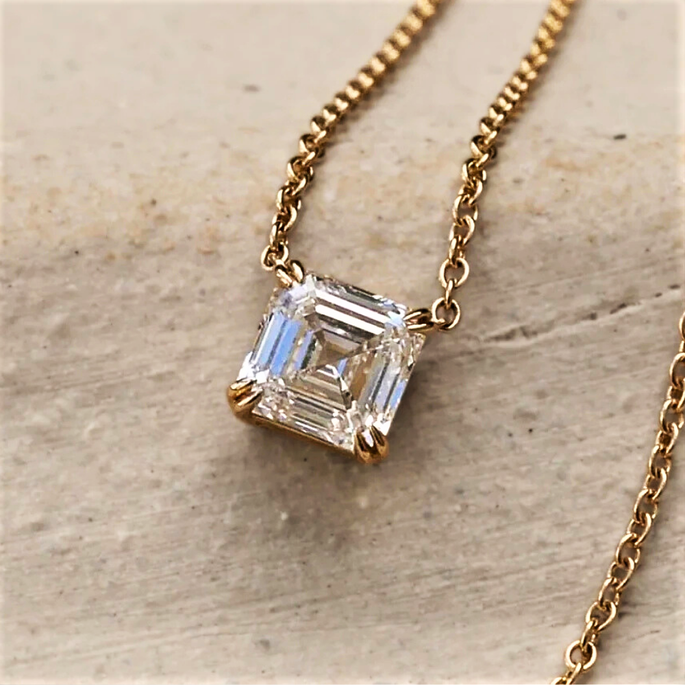 Diamanti Lab Grown Taglio Asscher da ct 1,00 a ct 5,00