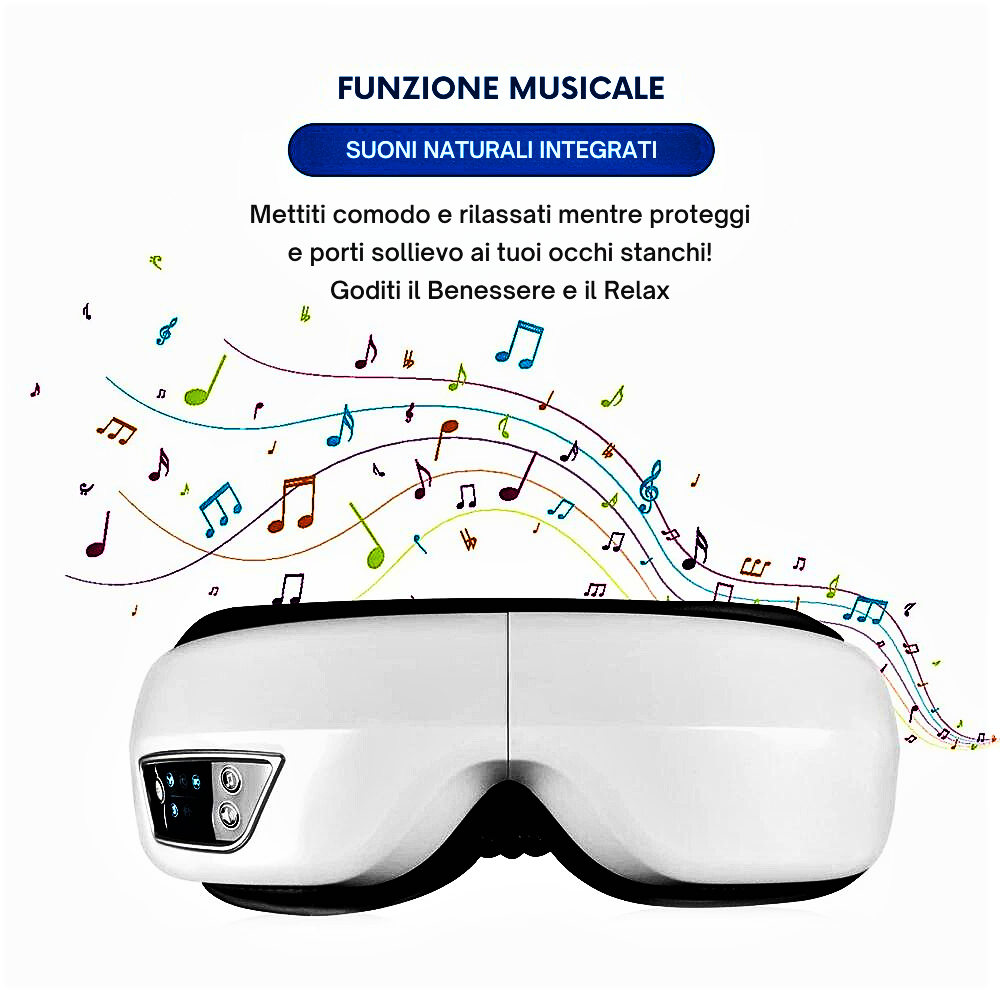 Massaggiatore Oculare con Bluetooth