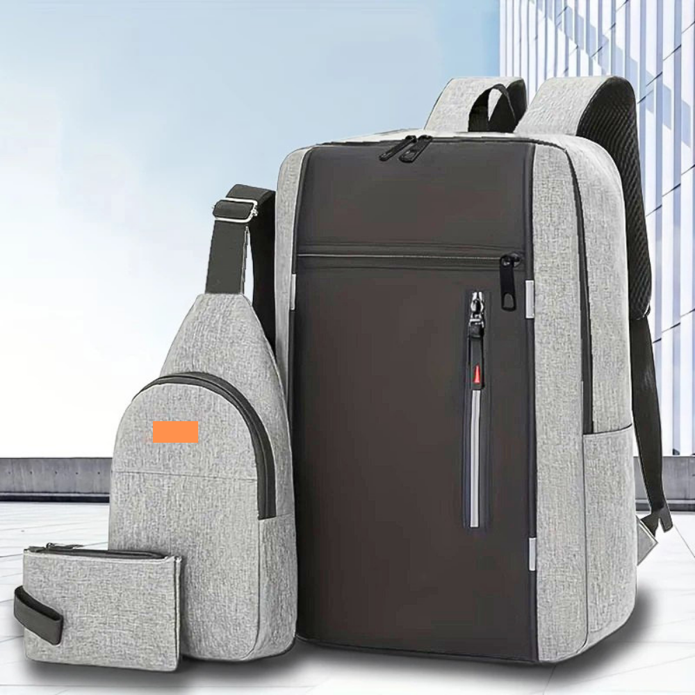 Set abbinato di Zaino, Marsupio e Pochette