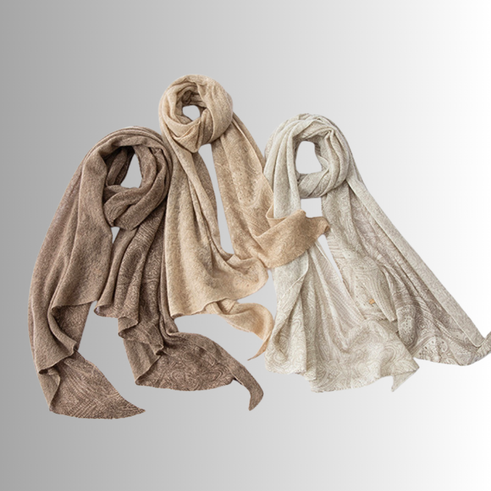 Sciarpa in Puro Cachemire Jacquard