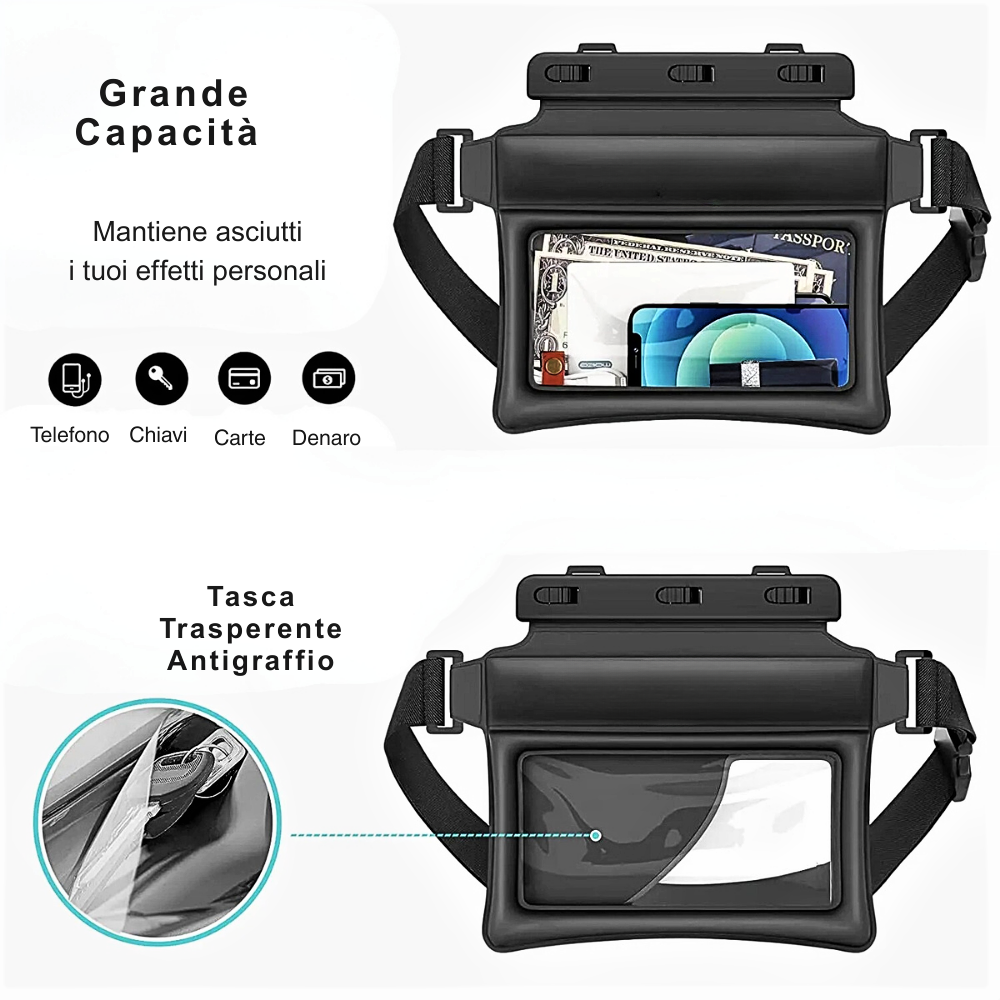 Borsa Impermeabile fino a 30 mt