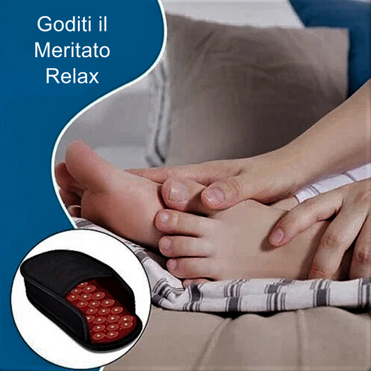 Pantofole LED Fotonici e Infrarossi per Benessere e Sollievo Profondo a piedi affaticati