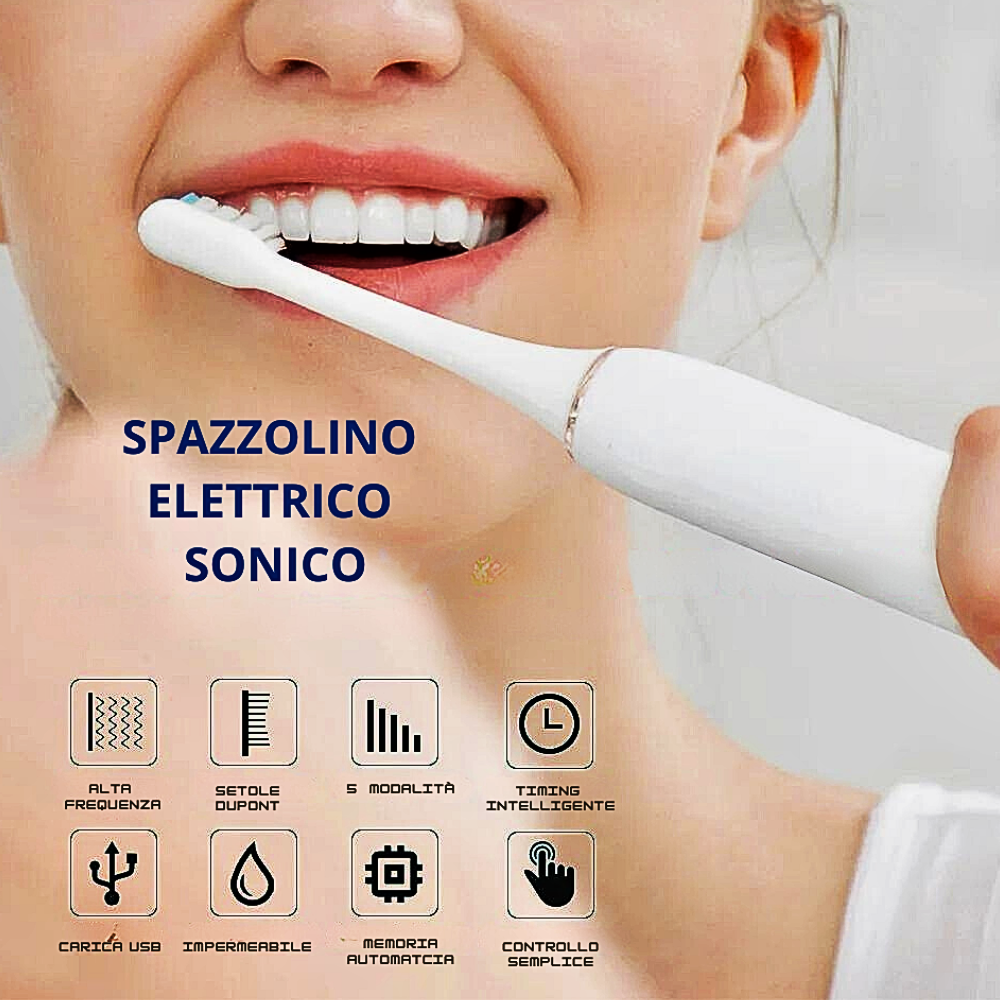 Spazzolino Elettrico Sonico