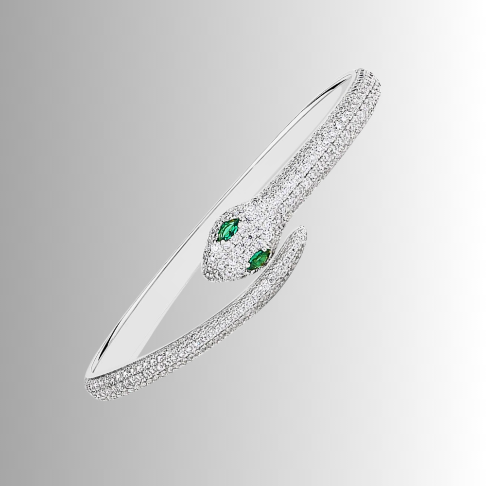 Bracciale a Serpente con Moissaniti D Color