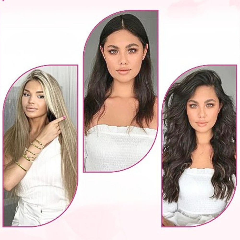 Set di 8 Fasce di Extensions di Capelli Veri