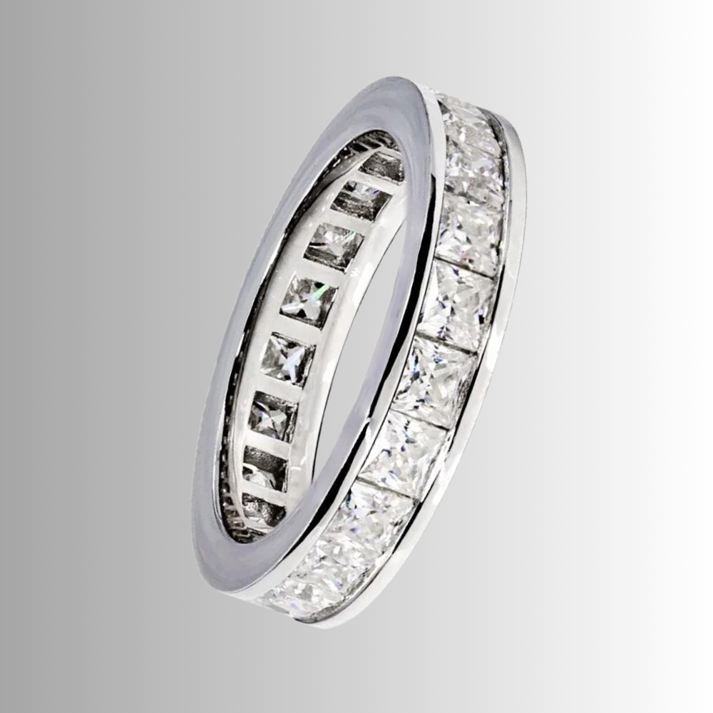 Mini Collezione di Fedine con Moissaniti Taglio Princess