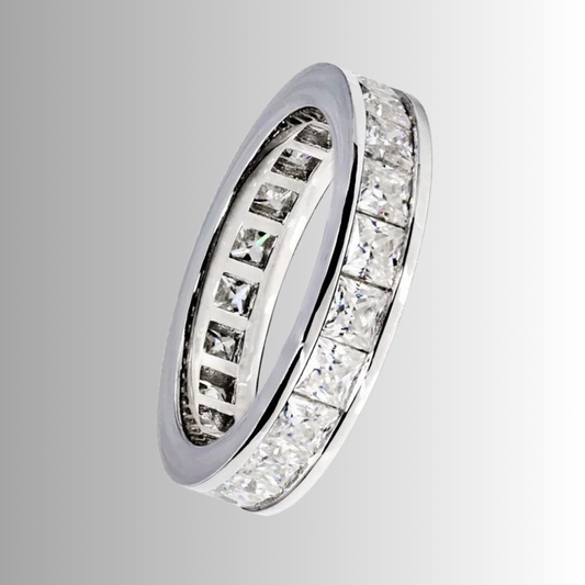 Mini Collezione di Fedine con Moissaniti Taglio Princess