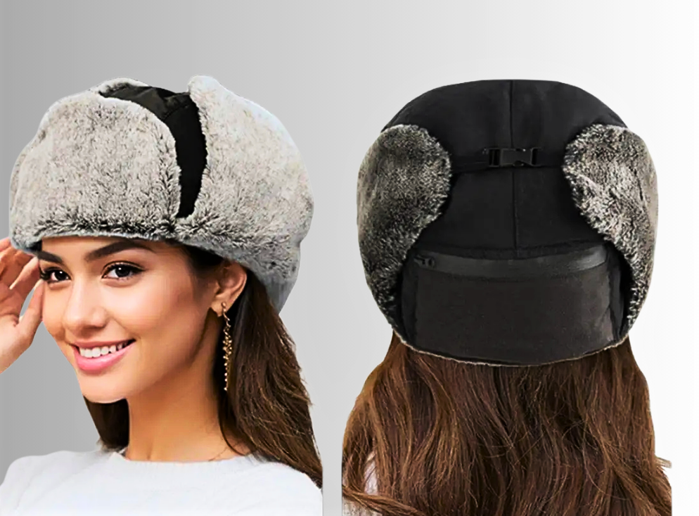 Cappello Riscaldato USB con Copri Orecchie