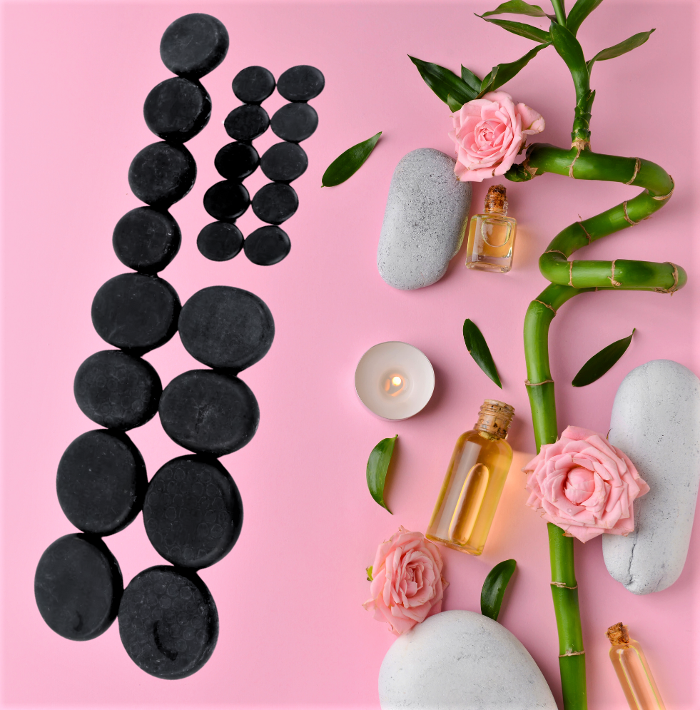 Set Massaggio con Pietre con valigetta Riscaldante