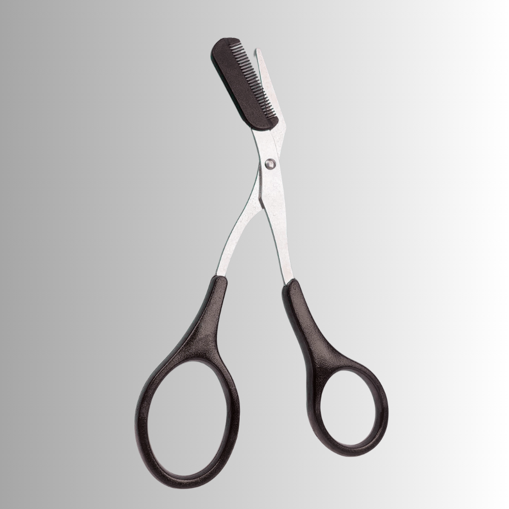 Forbici per Sopracciglia con pettine incorporato