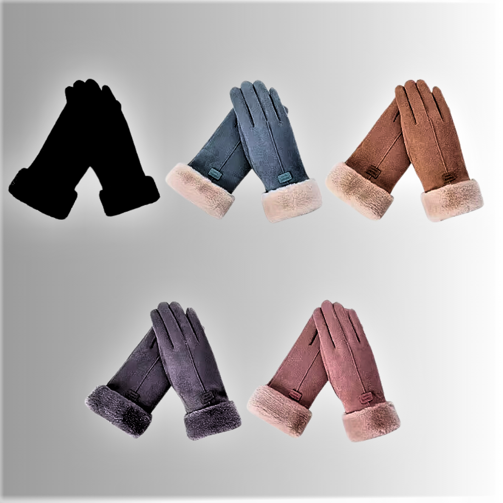 Guanti Scamosciati Touch Screen