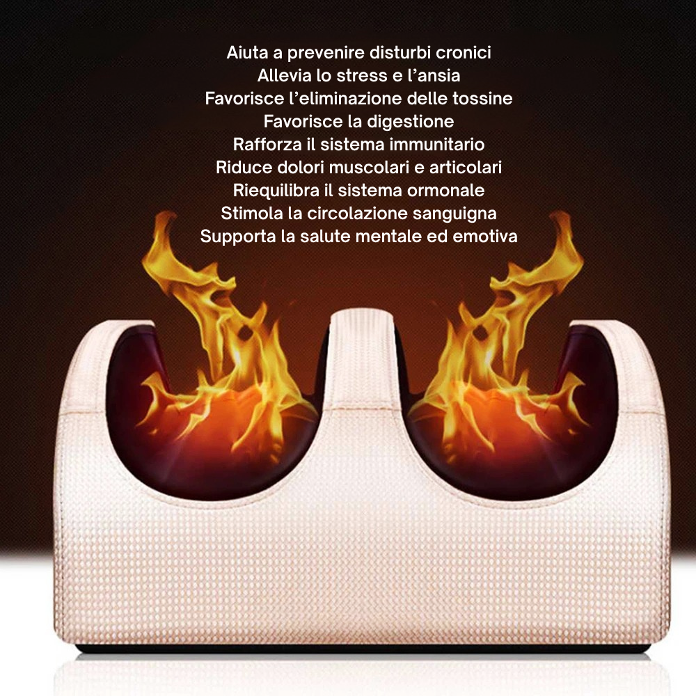 Massaggiatore per Riflessologia Plantare con Termoterapia