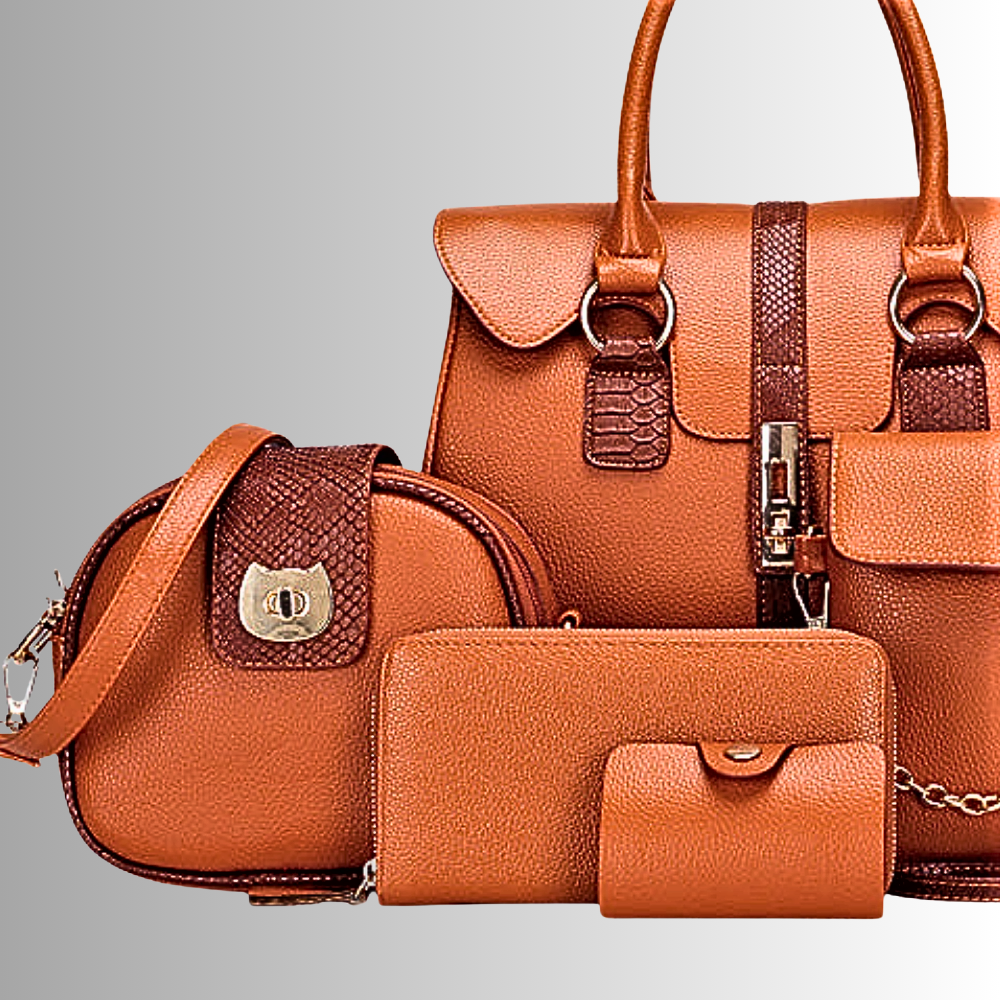 Conjunto de 6 piezas de bolsos y accesorios Elegancia y practicidad en cada detalle