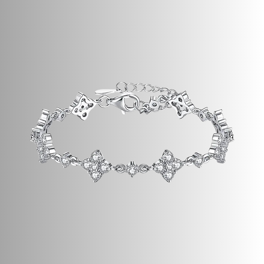 Bracciale a Rombi con Moissaniti D Color per circa ct 1,20