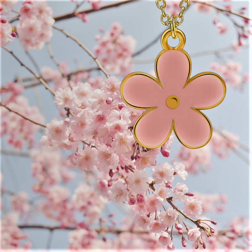 Collar "Flor de primavera" Dale color a tu vida 