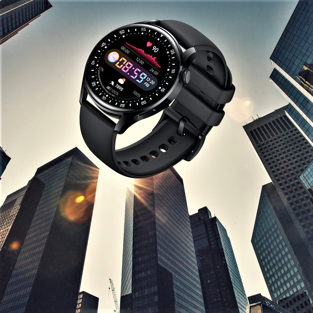 Smart Watch GlamLuxe: Health, Music and Payments, All on Your Wrist!