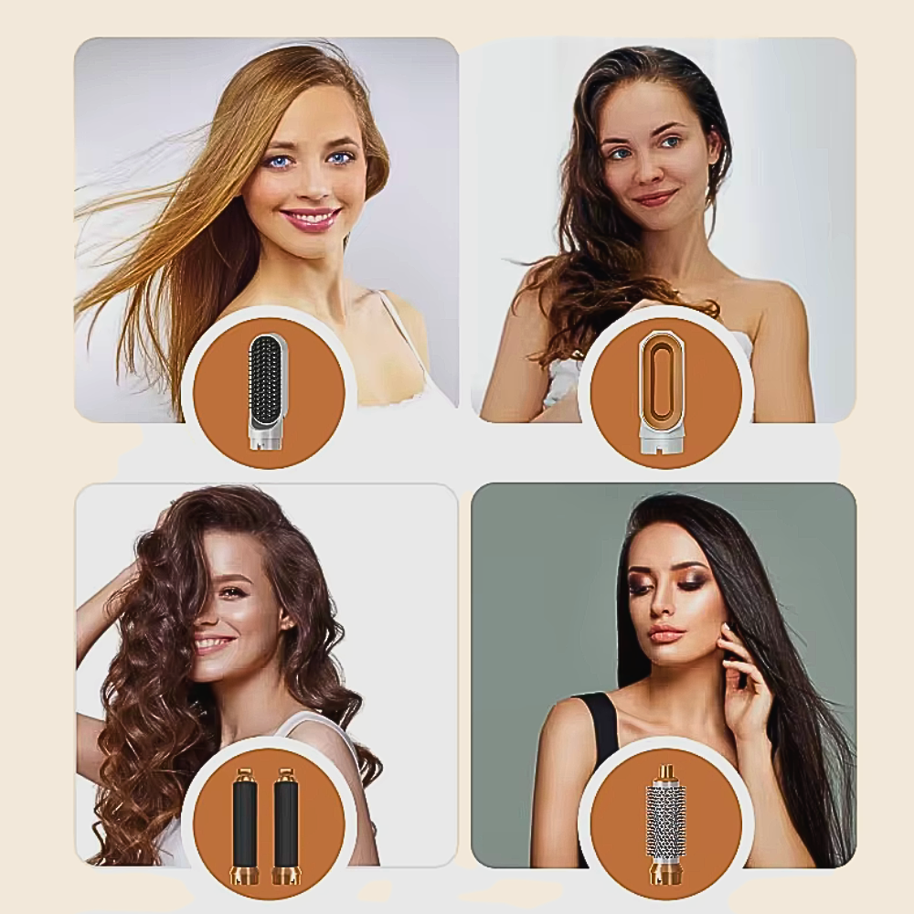 Professional Multifunction Device for Hair Stylist: 5 Functions in 1 for Perfect Hair