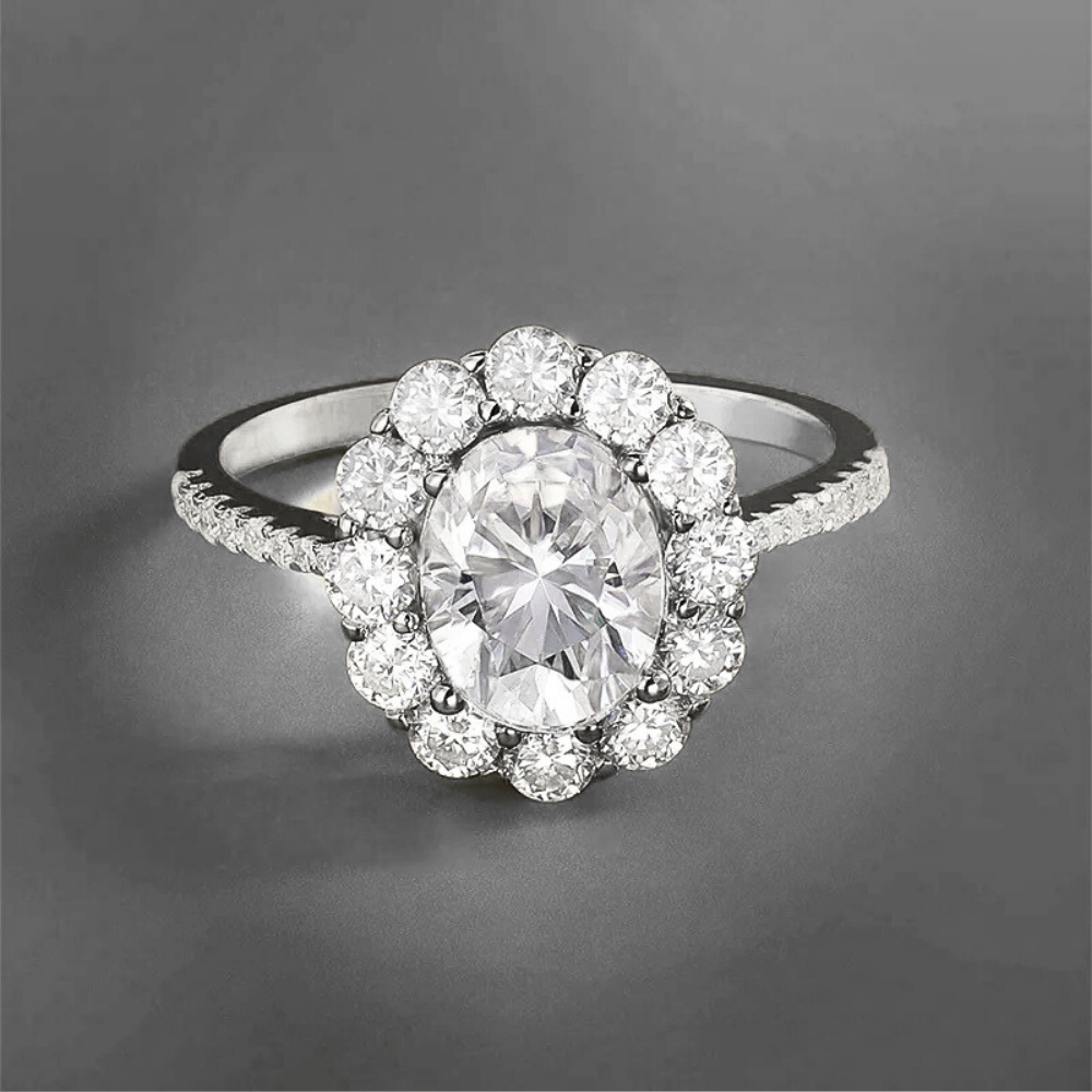 Mini Collezione di Anelli con Gemme Premium e Moissaniti D Color