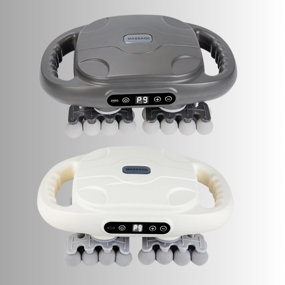 Massaggiatore Professionale con 42 Testine e Led Fotonici rossi