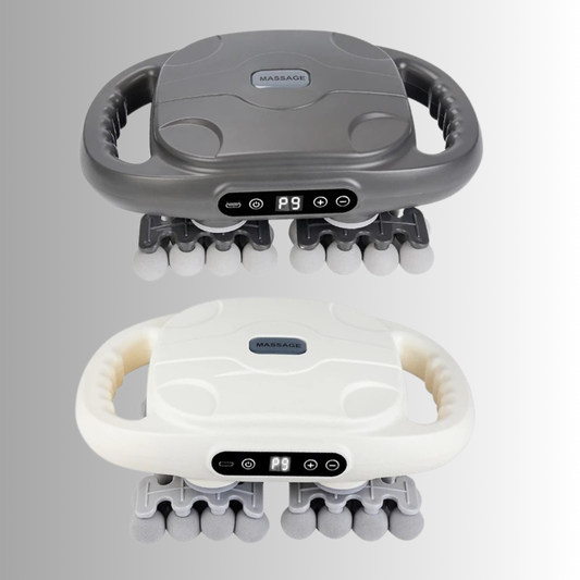 Massaggiatore Professionale con 42 Testine e Led Fotonici rossi