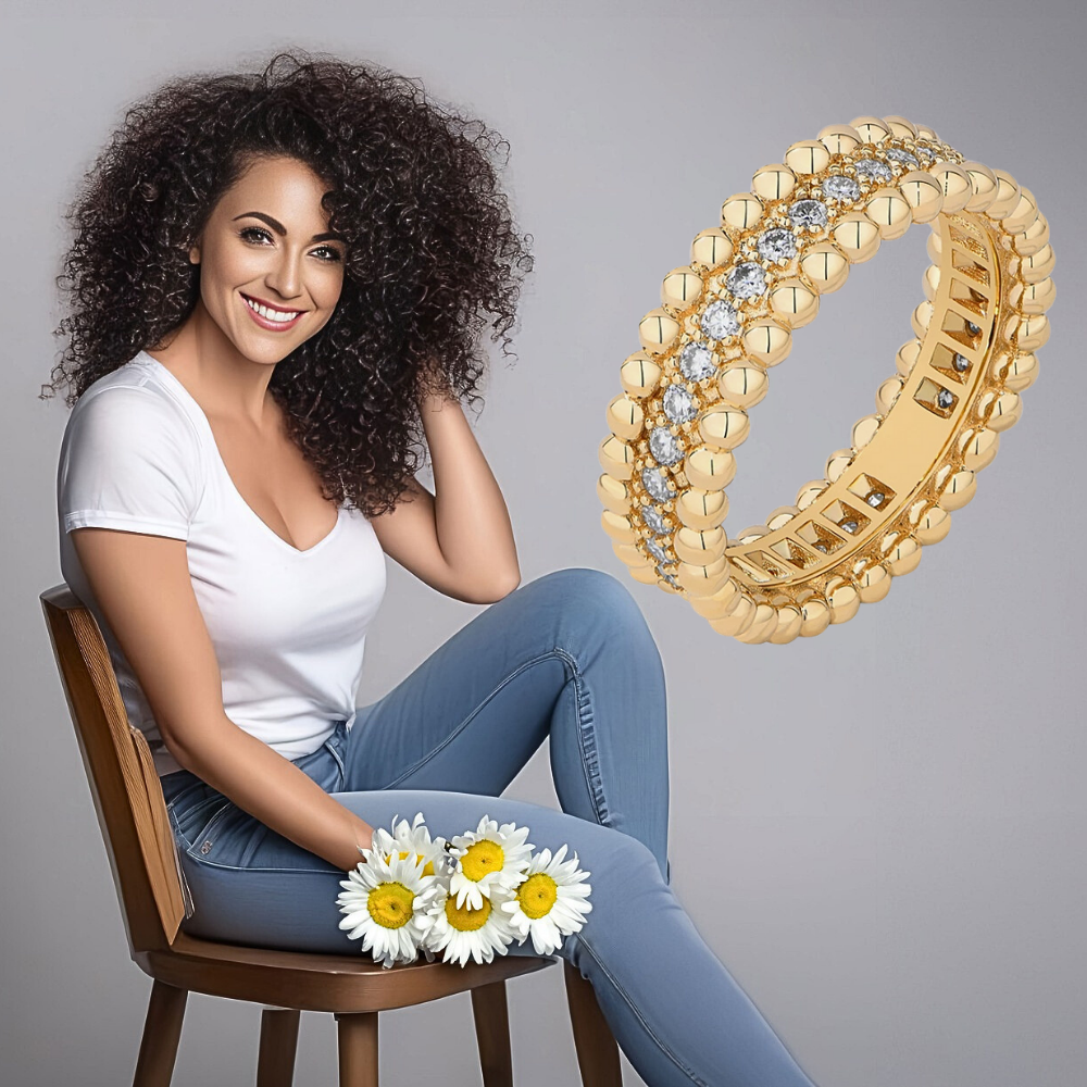 Fascetta con striscia di Moissaniti