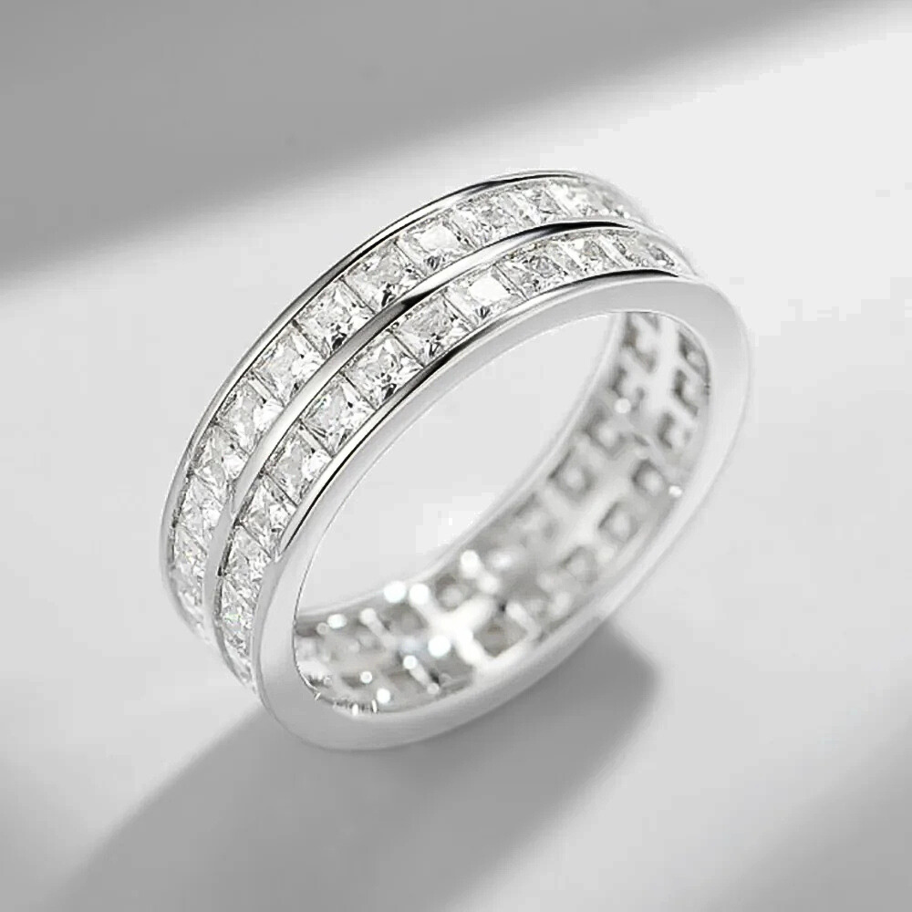 Mini Collezione di Fedine con Moissaniti Taglio Princess